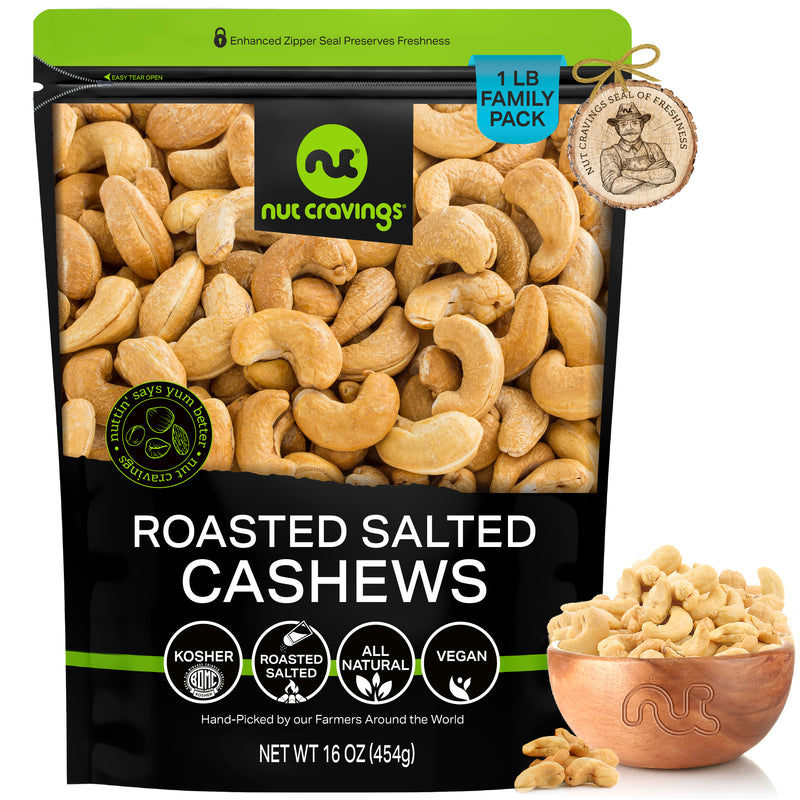 Roasted Slightly  Salted Cashews-Jumbo