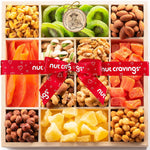 Dried Fruit & Mixed Nuts Gift in Wooden Tray NCG100067